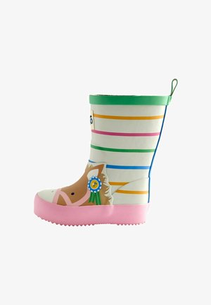 JoJo Maman Bébé, WELLIES - Gummistiefel - pink horse
