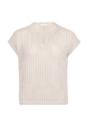 Betty & Co, BETTY & CO KURZARM STRUKTURSHIRT - T-shirts basic - grau