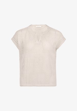 Betty & Co, BETTY & CO KURZARM STRUKTURSHIRT - T-shirts basic - grau