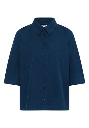 Cecil, KURZARM HEMDBLUSE IN UNIFARBE - Camicia - moonlight blue