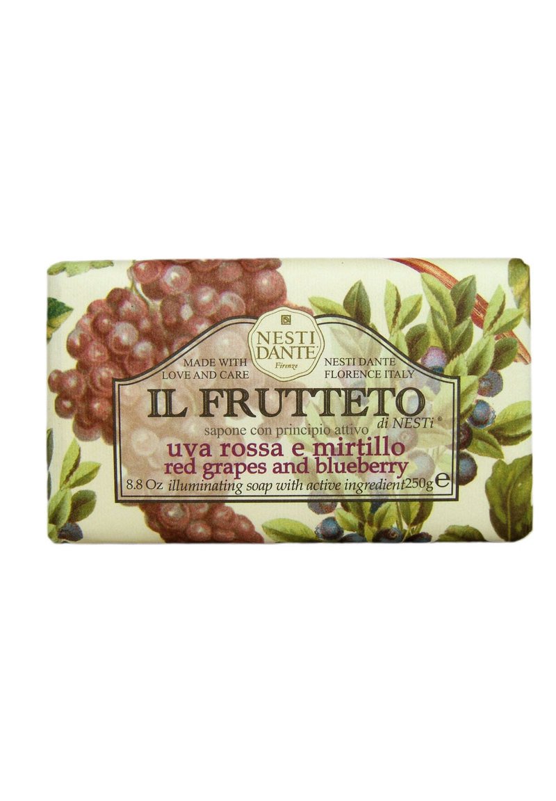 Nesti Dante - FRUTTETO SOAP RED GRAPES   BLUEBERRY - Seife - weiß, Vergrößern