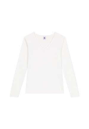 Petit Bateau L'ICONIQUE - T-shirt à manches longues - white