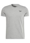 IDENTITY SMALL LOGO TEE - T-shirt basique - medium grey heather