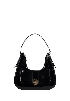 4US - BORSA HOBO IN PELLE PER DONNA - Sac à main - black