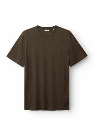 Gabba, GABDUNE MELANGE NEW SS T-SHIRT - T-shirt basic - brown slate