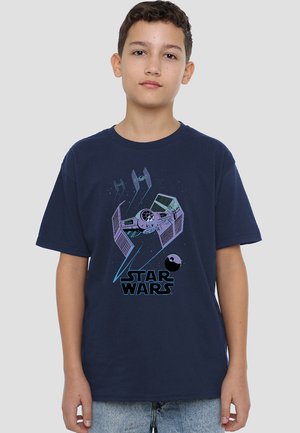 Star Wars STAR WARS DEATH STAR DEFENDERS - Print T-shirt - dark blue