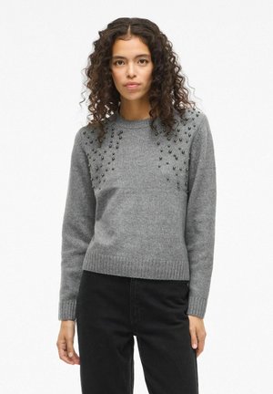 Džemper - medium grey melange