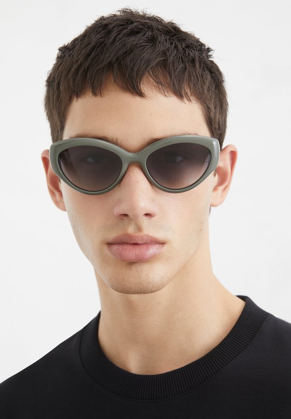 SASKIA DIEZ UNISEX- MIT BREITEM RAHMEN - Sonnenbrille - grüntöne