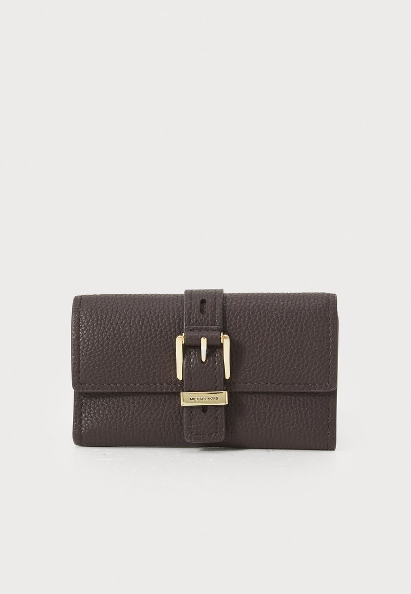 MICHAEL Michael Kors NOLITA FLAP TRIFOLD WALLET - Portefeuille - chocolate