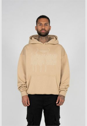 METAMORPHOSE  HEAVY OVERSIZED  - Hættetrøje - unionbeige