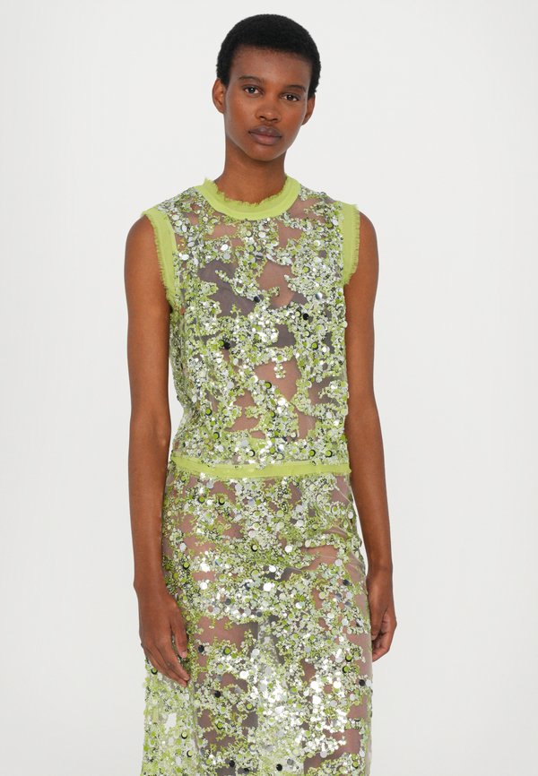 SHANIA - Pencil skirt - herbal garden3