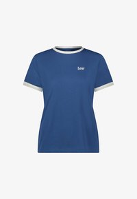Lee Ringer Tee Lee RINGER TEE - Print T-shirt - midcentury blue/blue - Zalando