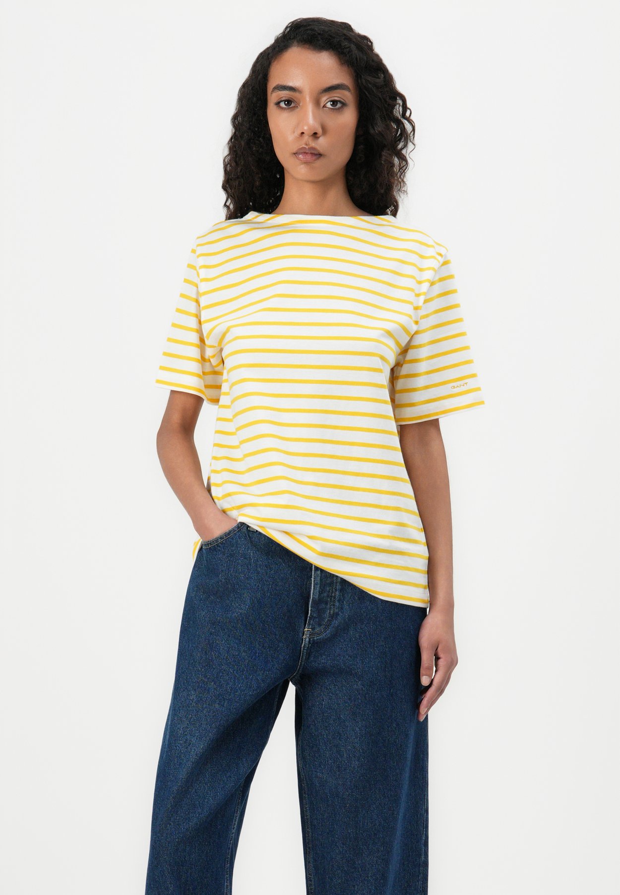 STRIPE BOAT NECK