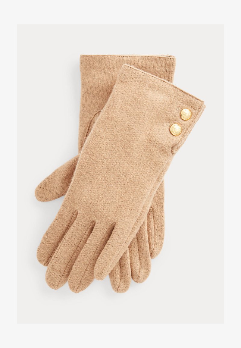 Lauren Ralph Lauren TWO BUTTON TECH GLOVES - Fingerhandschuh - camel