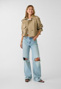 Stradivarius SMART FLOWING  - Lehká bunda - khaki
