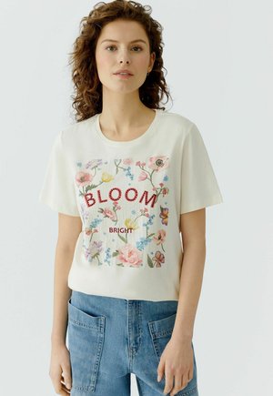 T-shirt imprimé - gardenia