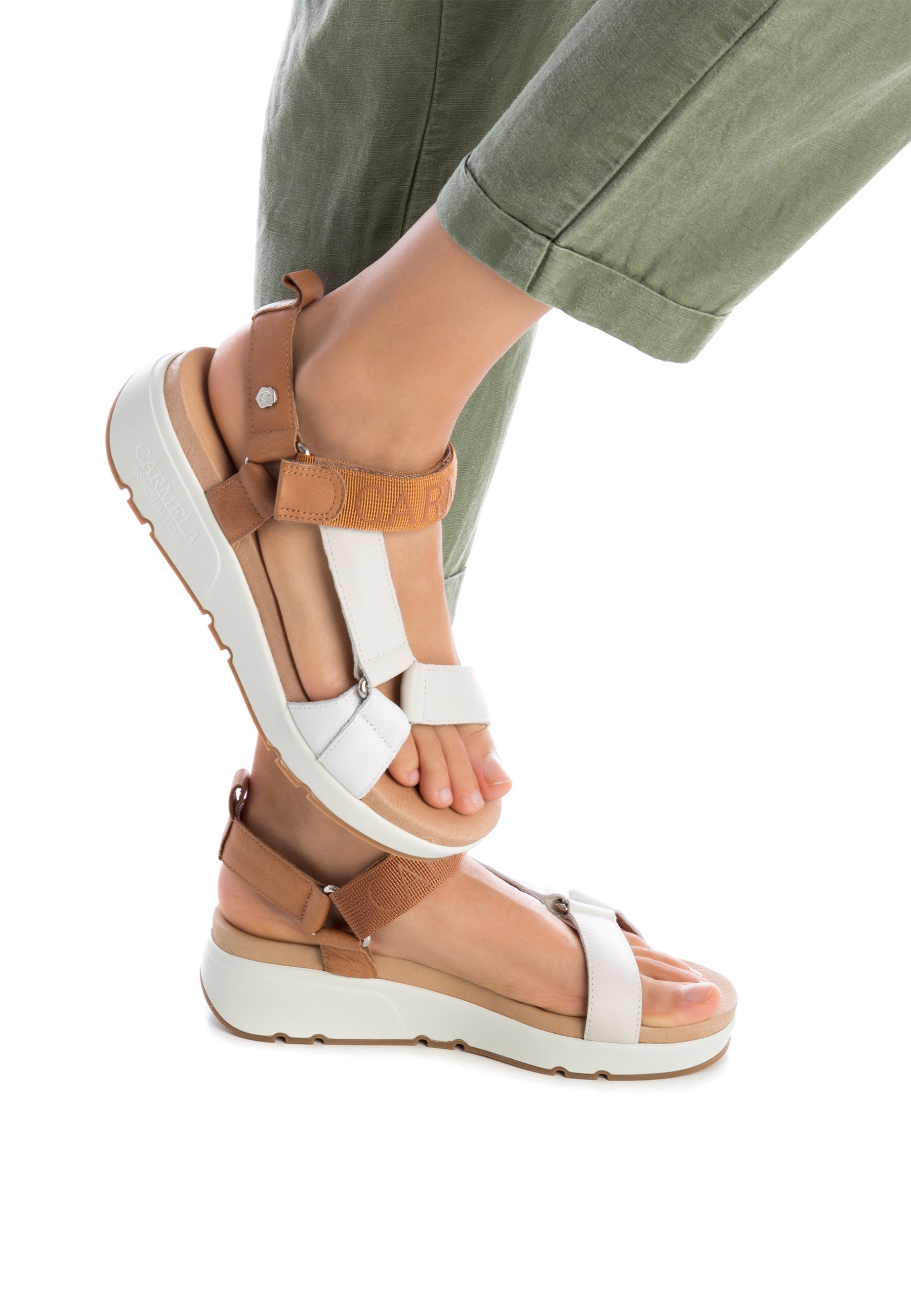 Carmela Sandalias de cuña - camel/marrón - Zalando.es