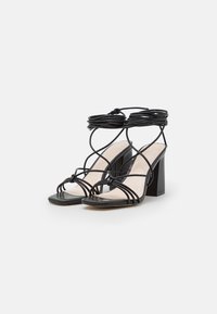 ONLY SHOES Korolliset sandaalit - black