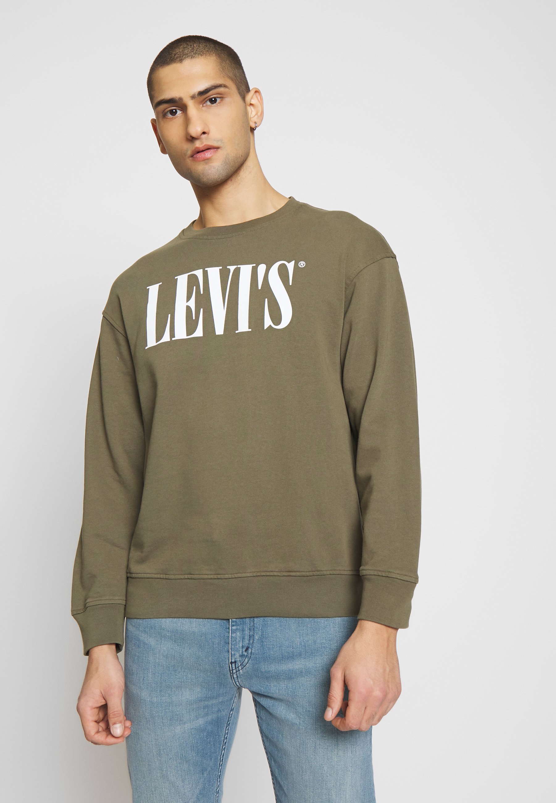 Relaxed graphic crewneck sweatshirt Clearance