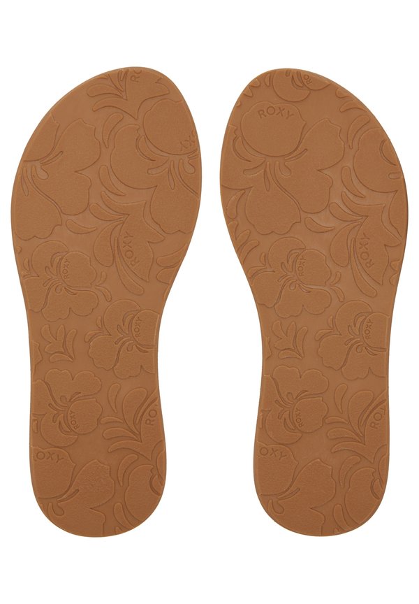 PORTO MOTIF - T-bar sandals - tan2