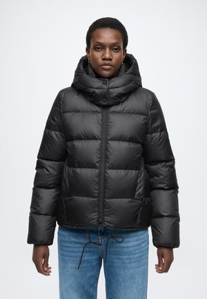 WOVEN OUTDOOR JACKETS, DOWN JACKET - Gewatteerde jas - black