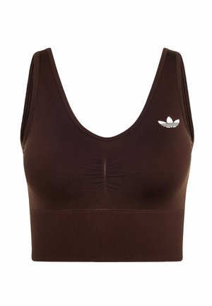 adidas Originals, ADIDAS ORIGINALS ESSENTIALS SEAMLESS BRALETTE - Brassière - aurora coffee