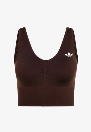 adidas Originals, ADIDAS ORIGINALS ESSENTIALS SEAMLESS BRALETTE - Brassière - aurora coffee