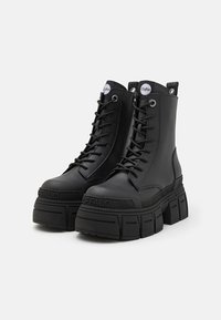 Buffalo GOSPHER LACE UP MID - Snørestøvletter - black
