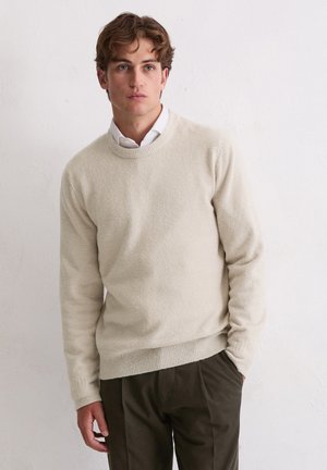 REGULAR  - Strickpullover - gray silk
