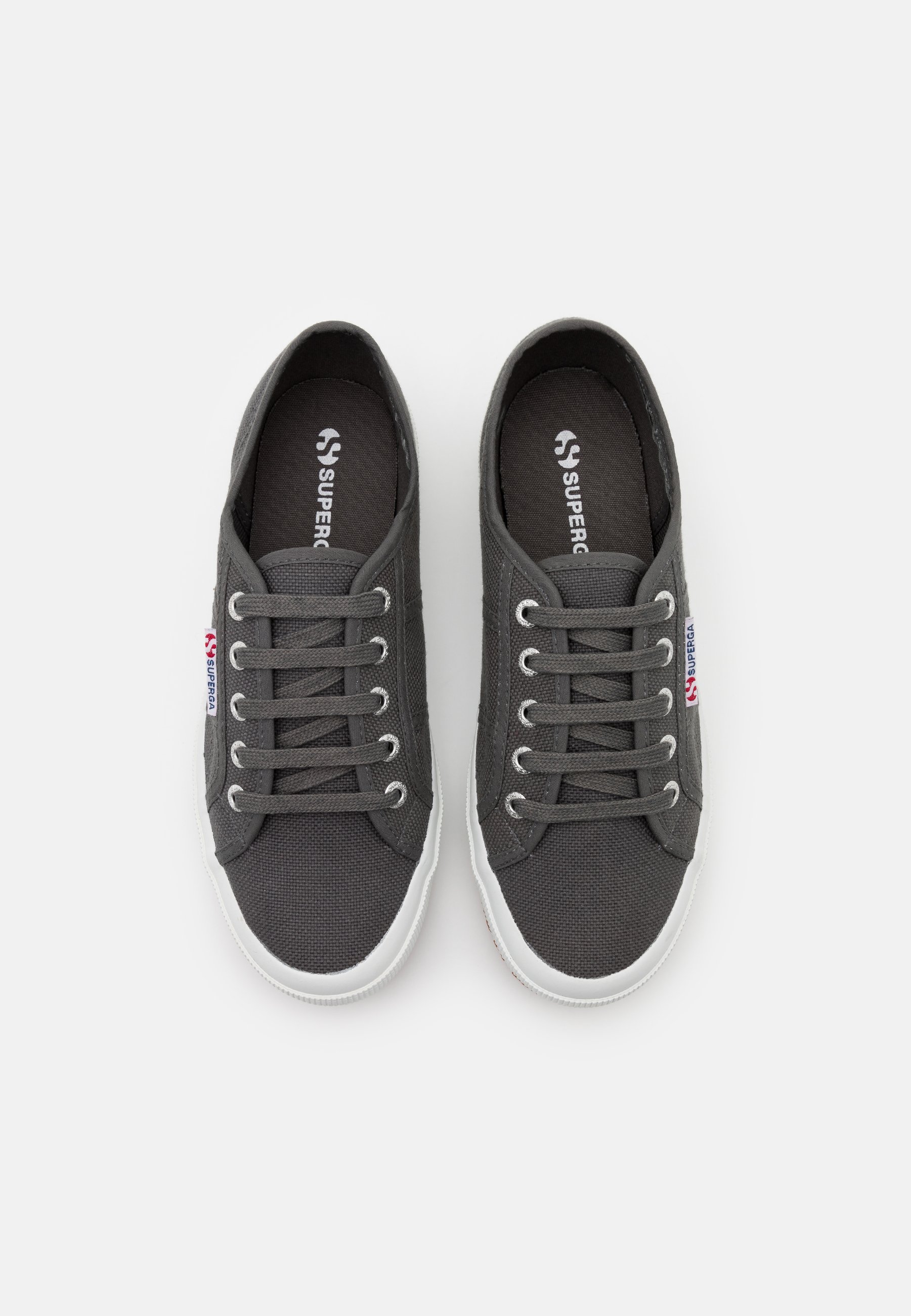 superga charcoal leather