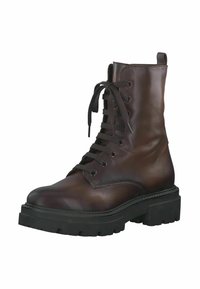 Tamaris Lace-up ankle boots - mahogany lea.