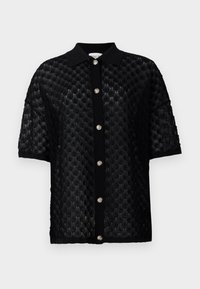 MOA SHIRT - Bluza z gumbi - black