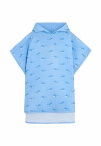 JoJo Maman Bébé - REGULAR FIT - WHALE PONCHO - Dressing gown - blue Thumbnail Image 1