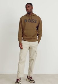BOSS BASICHOOD - Felpa con cappuccio - open green