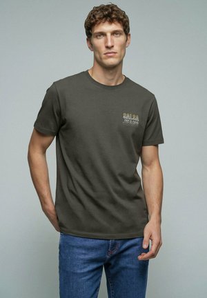 Salsa Jeans, SALSA JEANS DAUGHTER JEANS CAPRI - T-shirt imprimé - grün