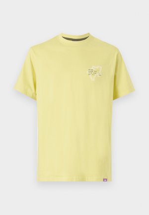 CRIME TIME UNISEX - Nyomott mintás póló - yellow