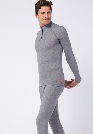 COL ZIPPÉ COMFORT - Longsleeve - gris chiné