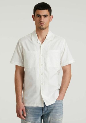 BIZZ LINEN - Chemise - off white