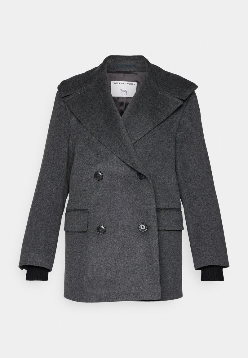 Tiger Of Sweden Mantel donkergrijs gemêleerd