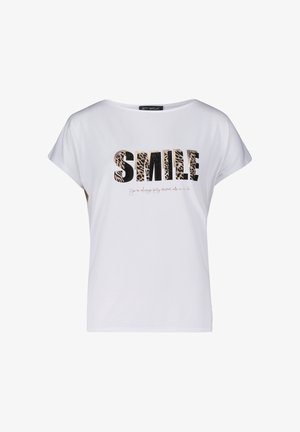 Betty Barclay, MIT PLACEMENT - T-Shirt print - patch white black
