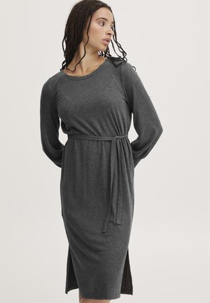 IHKYLA - Jumper dress - dark grey melange