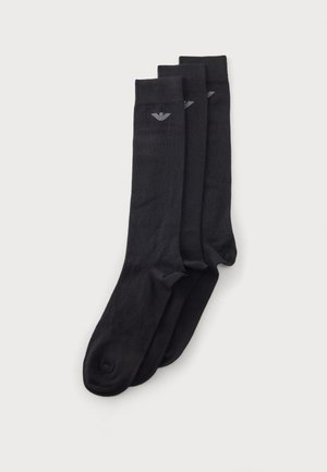 Emporio Armani, 3 PACK - Chaussettes - black