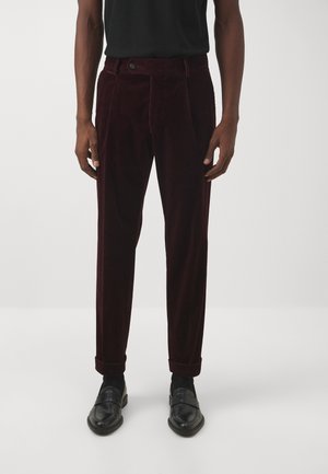 BOSS Παντελόνι - dark red