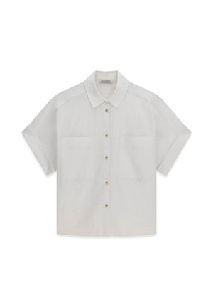 Guess, SS POCKET SHIRT - Chemisier - g pure white