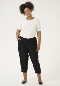 Kaffe Curve KCMILLE - Housut - black deep