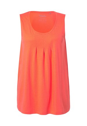 Ulla Popken, ULLA POPKEN DAMEN GROSSE GRÖSSEN TOP 796470 - Top - coral pink