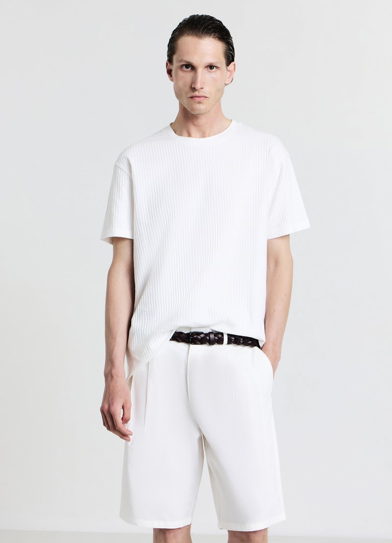 Calliope T-shirt basic - bianco lana