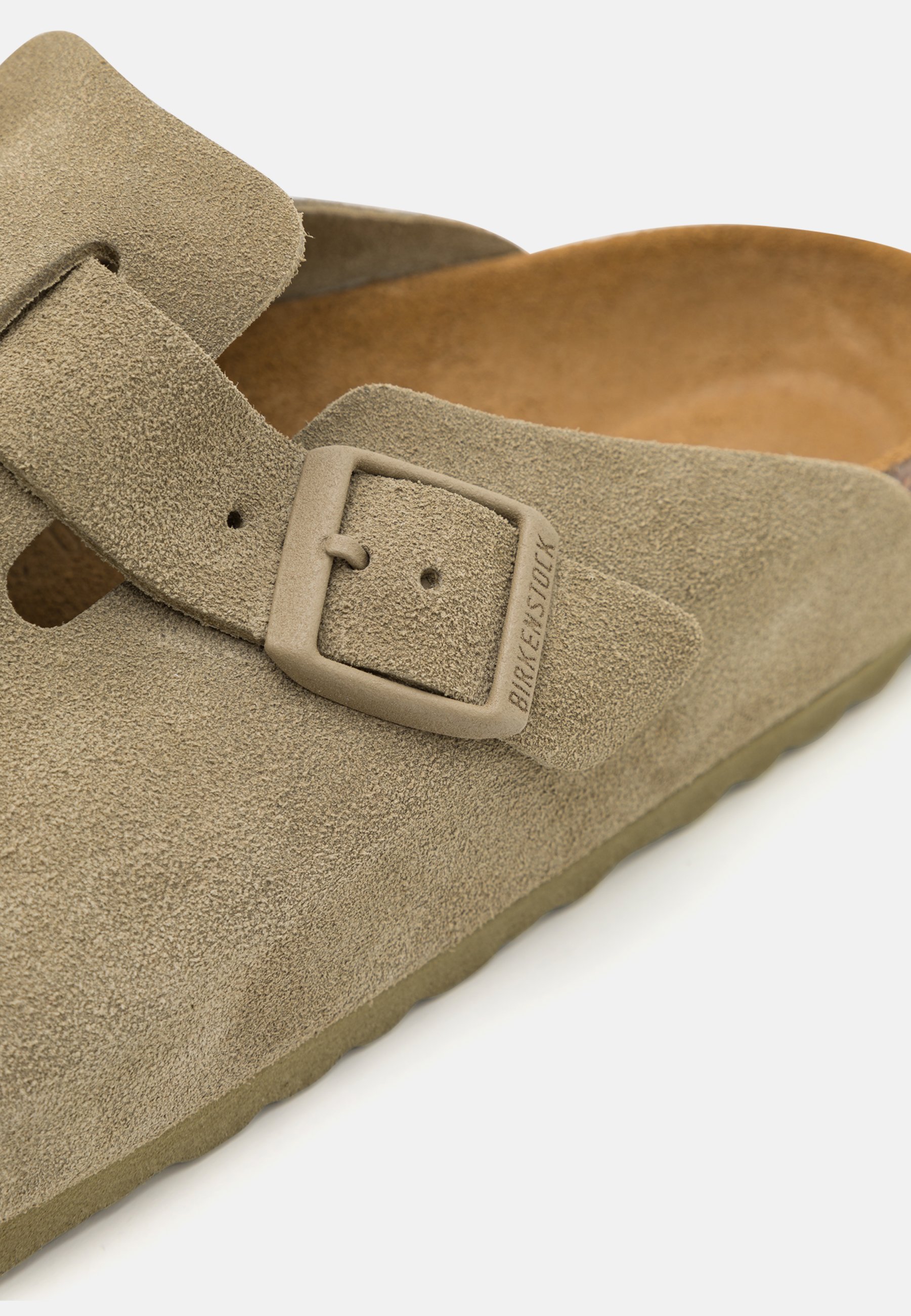 Birkenstock BOSTON REGULAR UNISEX - Mulas - faded khaki/caqui