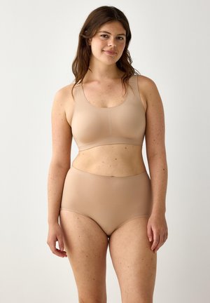 Lindex, SVEA U NECK - Brassière - beige