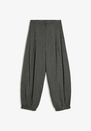 Bershka, BLOOMER TROUSERS - Pantalon classique - mottled dark grey